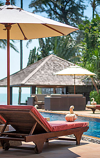 Baan Puri - Poolside loungers